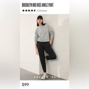 Athleta Black Mid-Rise Active Leggings